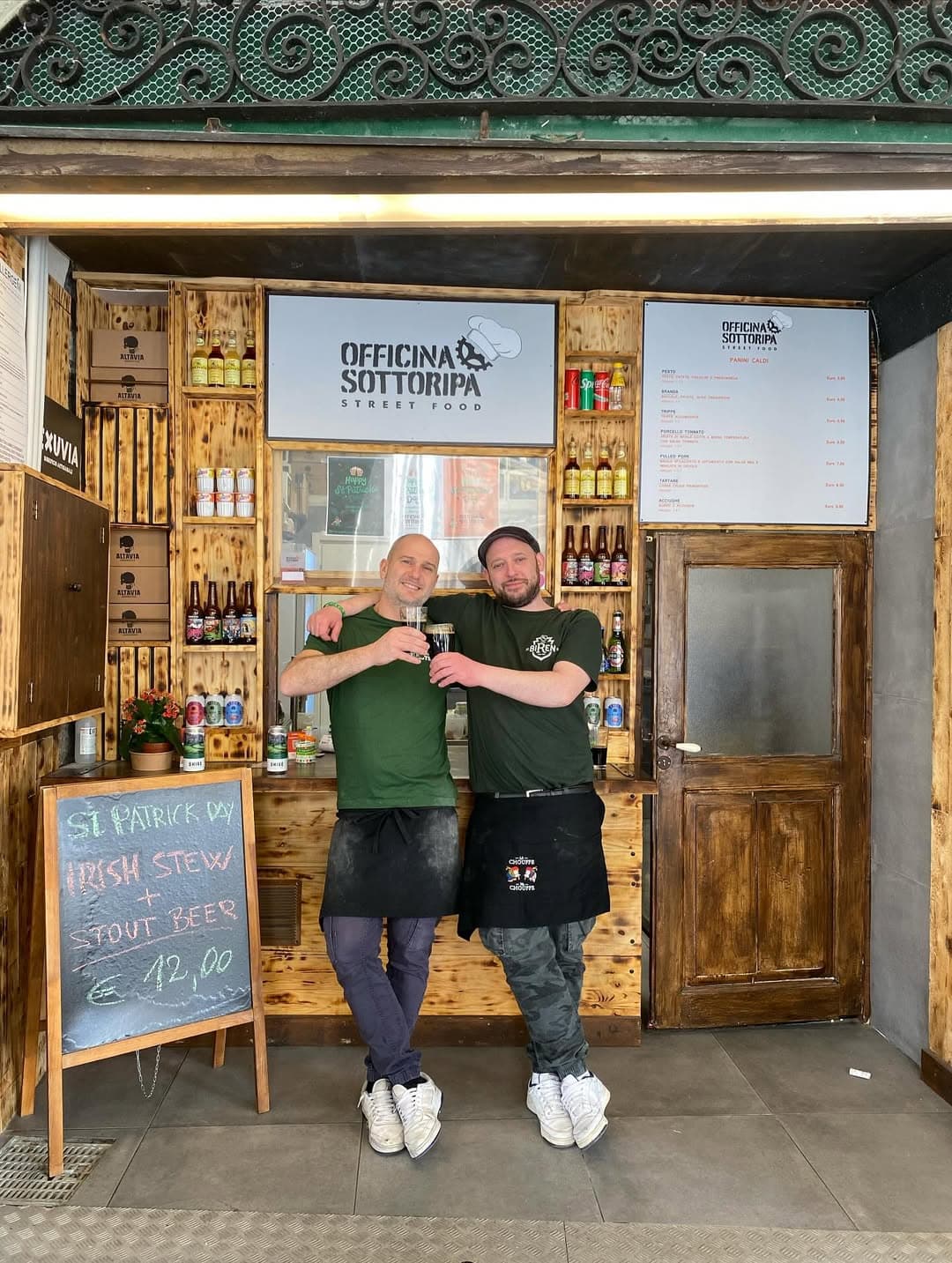 Staff e panini di Officina Sottoripa